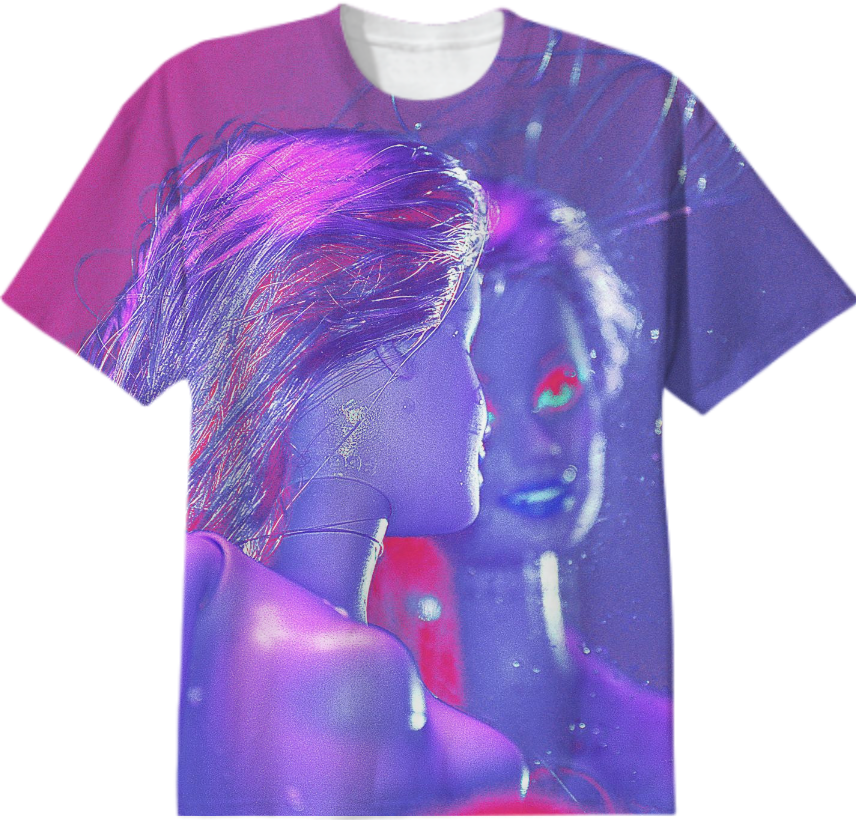 Print All Over Me, PAOM.COM, CUSTOM CLOTHING, REFLECTION$, Cotton T-shirt